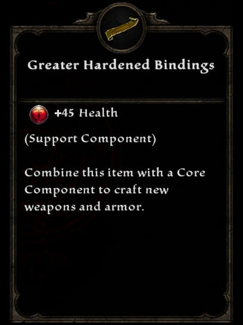 Greater hardened bindings