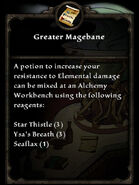 Greater Magebane Recipe Card