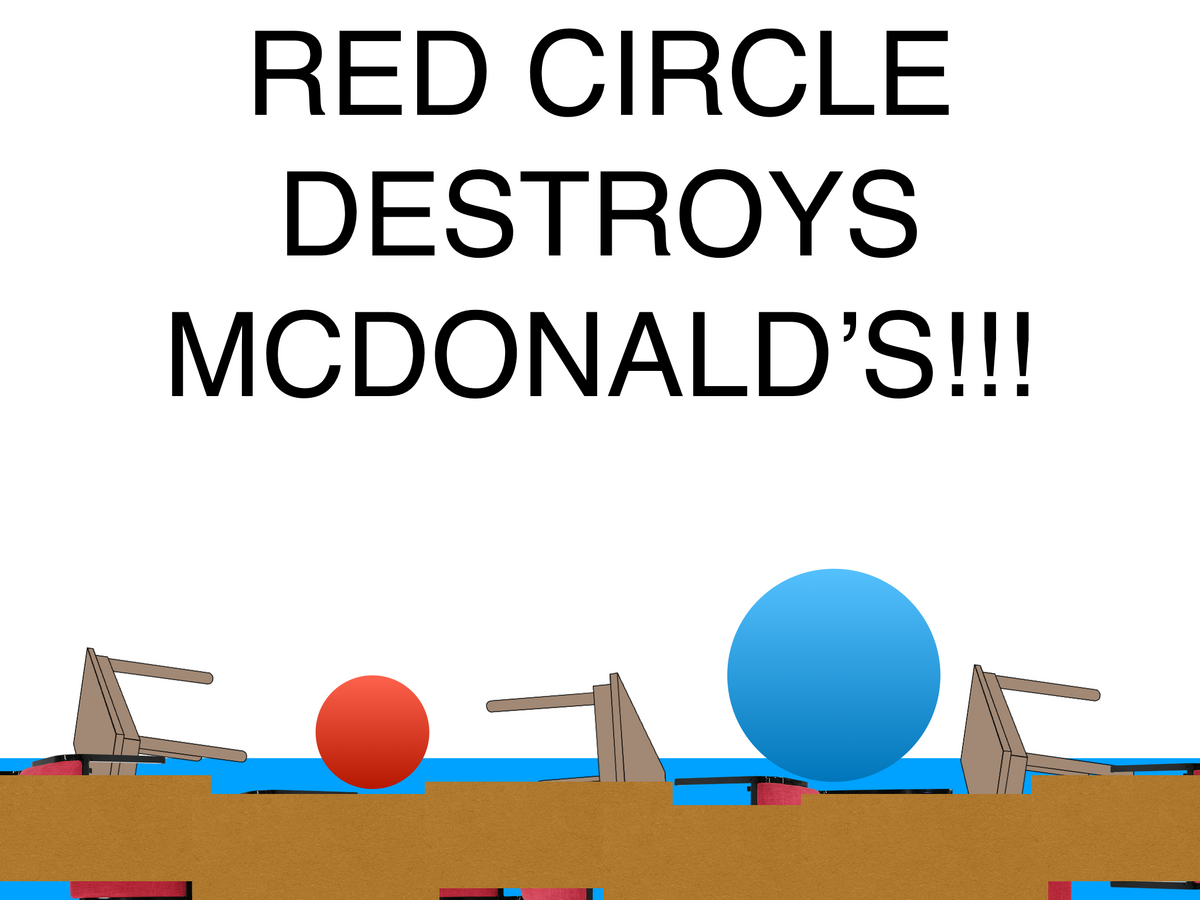 Red Circle Destroys Mcdonalds Red Circle Gets Grounded Wiki Fandom