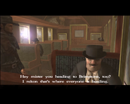 The previously mentioned man on the train heading towards Brimstone in Red Dead Revolver