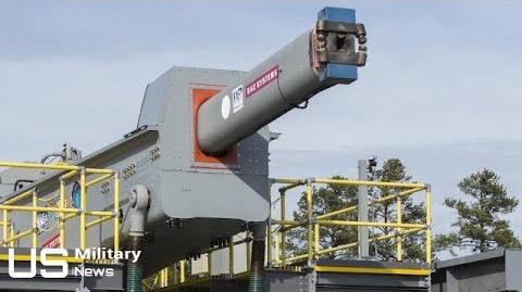 US NAVY 5600 mph RAILGUN - Navy's Gigantic Electromagnetic Railgun Is Ready for Deployment-0