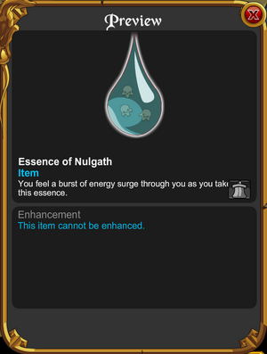 Essence of Nulgath, Item