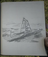 Зарисовка Артура в дневнике