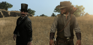 The Strange Man with John in Red Dead Redemption