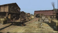 View from inside Pacific Union Railroad Camp