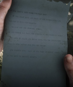 Red Dead Paper Nods to Arthur Morgan