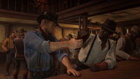 Arthur and Lenny at Smithfield's Saloon