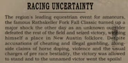 Racing Uncertainty