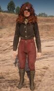 Bessie Adair, cut daredevil character that was meant to appear in Red Dead Online