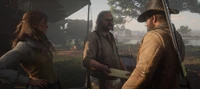 Pearson handing Arthur his mail