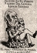 "Allende is the lapdog of General Ignacio Sanchez. Power belongs to the people. Long live the revolution!"