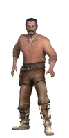 Render of Dutch's model for the multiplayer mode of Redemption.