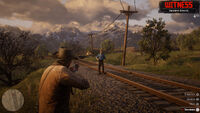 Arthur intimidating a witness into silence