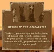 Description for The Legendary Horses of The Apocalypse.