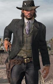 John Marston in zijn Elegant Suit