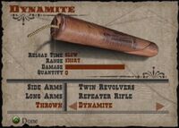 Dynamite in Red Dead Revolver