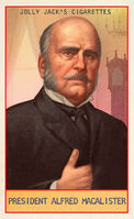 Prominent Americans Card President Alfred MacAlister