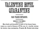 Valentine Hotel Quarantine