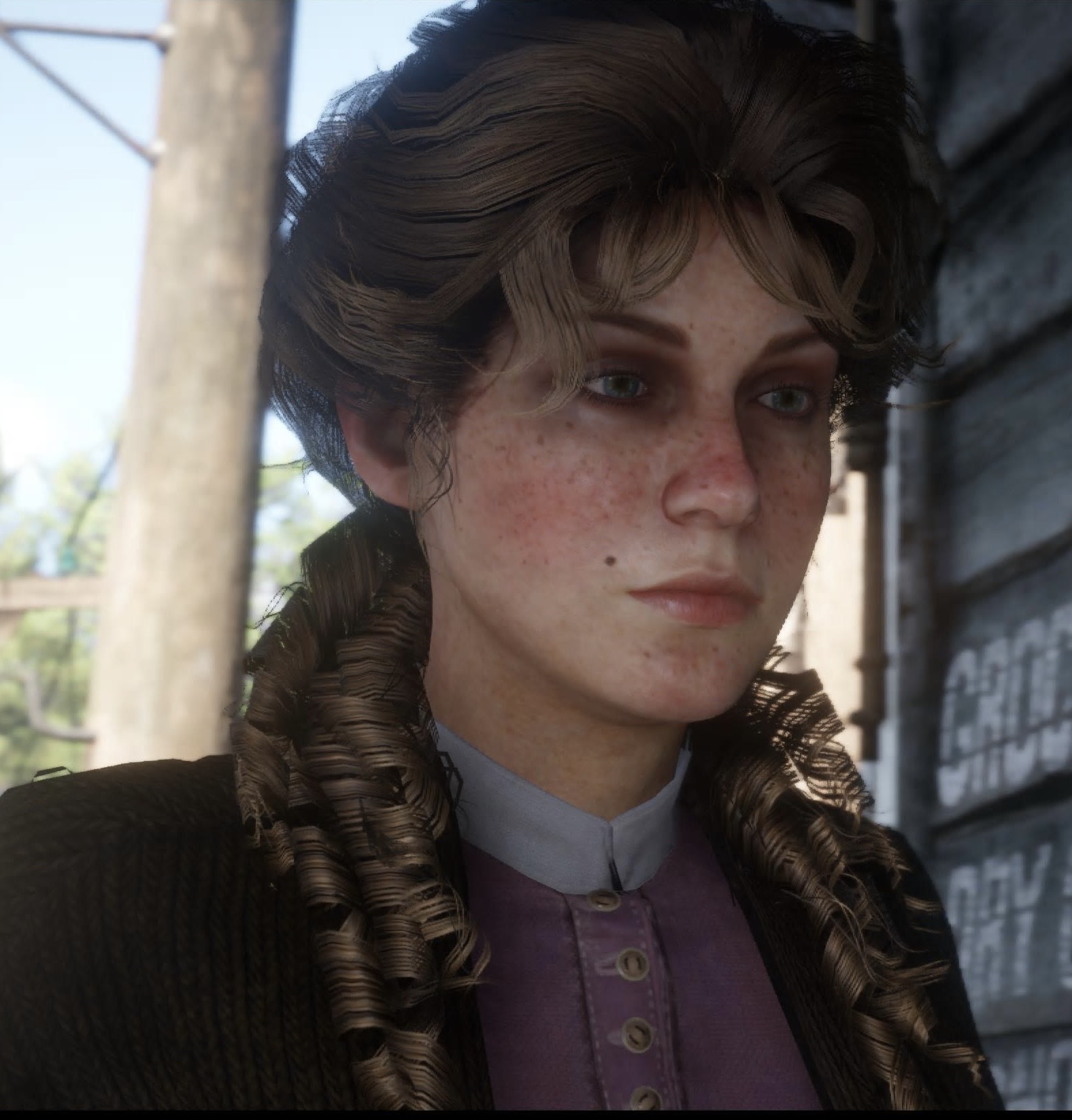 Mary-Beth in her underwear in Valentine : r/reddeadredemption2