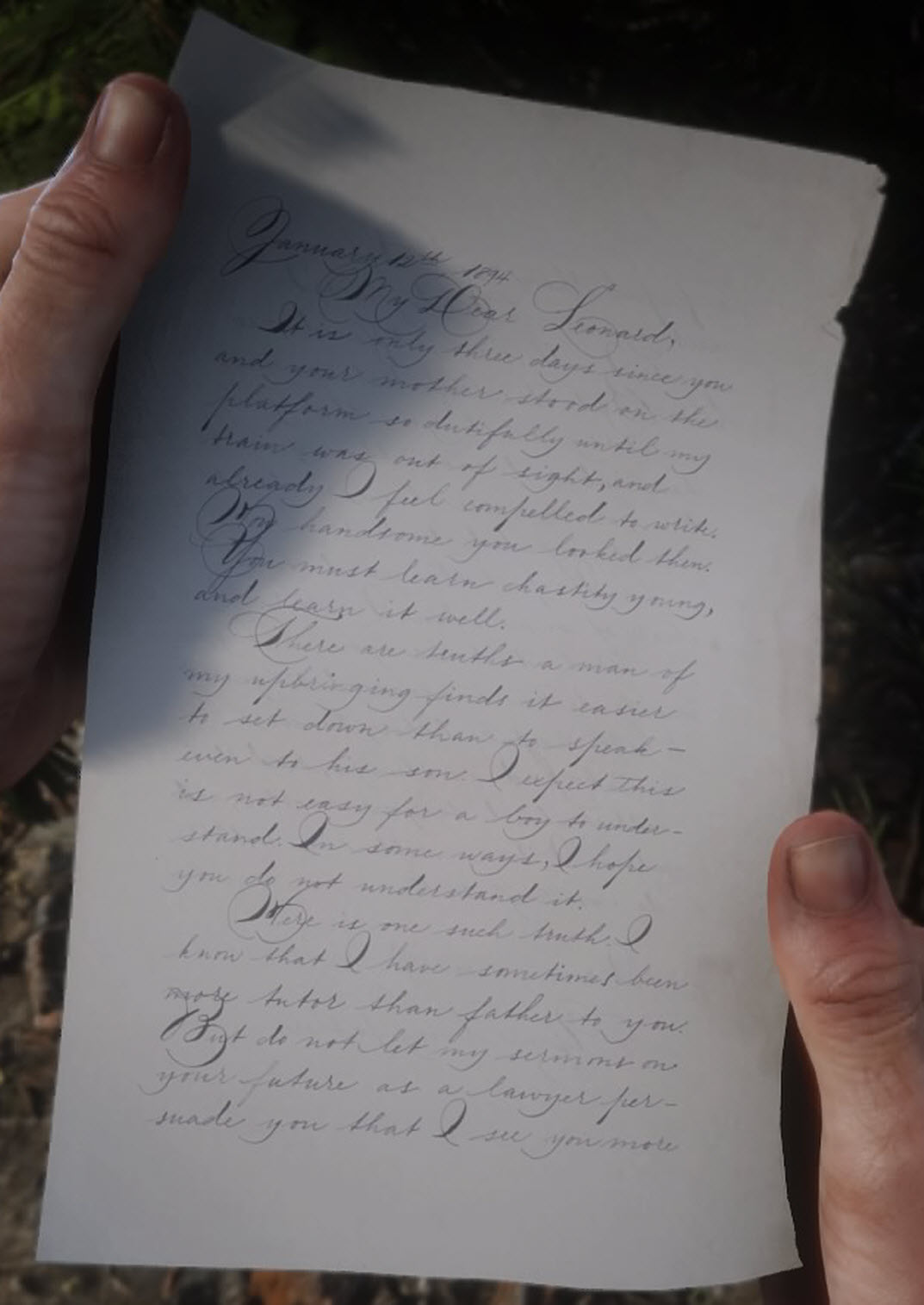 Letter from Lenny's Father | Red Dead Wiki | Fandom