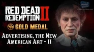 RDR2 PC - Mission 30 - Advertising, the New American Art II Replay & Gold Medal