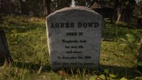 Agnes' Gravestone.jpg (542 KB) Agnes' tombstone