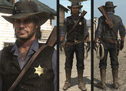 John's Unused US Marshal Outfit, Featuring the Sheriff's Badge