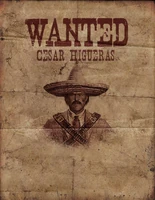 Cesar Higueras' bounty poster