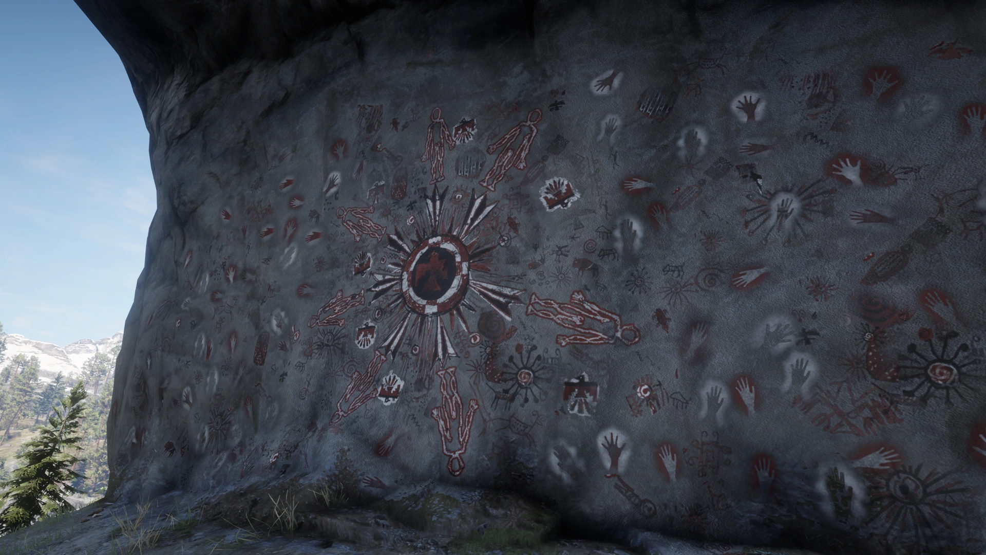 cave drawings rdr2