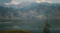 Annesburg seen from the east from out of map