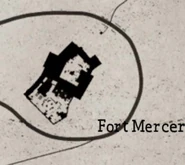 Mapa de Fort Mercer.