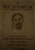 Javier's wanted poster in Mexico, found at Shady Belle