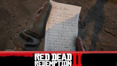 Red Dead Redemption 2 - Finding a letter to Bonnie MacFarlane