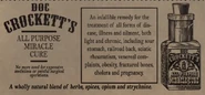 Advertisement for Doc Crockett's All Purpose Miracle Cure