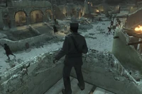 Victor defends Tesoro Azul from the Undead