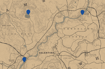 Red Dead Redemption 2 location treasure maps online 