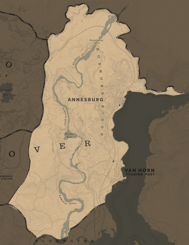 Southern Roanoke Location 2 (Ubicación 2) - RED DEAD ONLINE