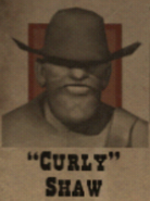 Curly on the Showdown Mode selection screen.