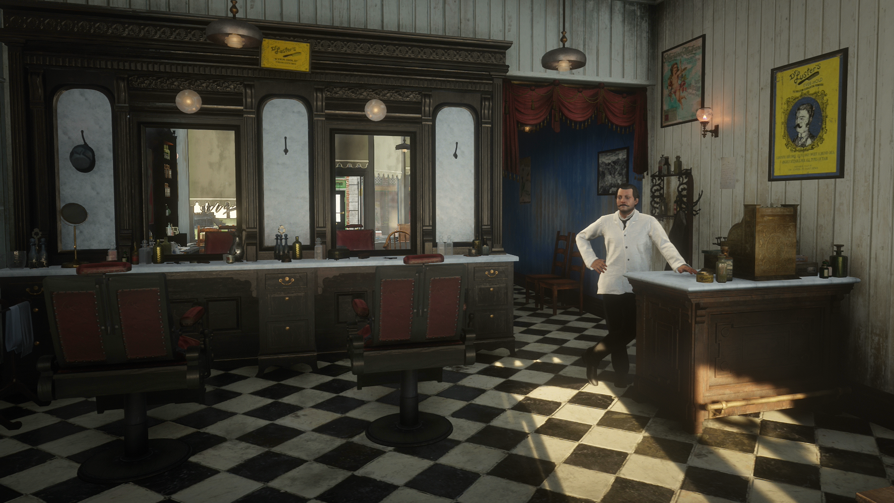 Nyttig Fyrretræ Higgins Barber | Red Dead Wiki | Fandom