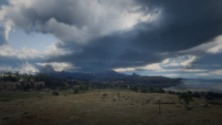 An overcast sky in the Great Plains, West Elizabeth.