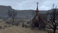 Coot's Chapel as seen at start of Undead Overrun
