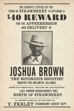 Loaded På jorden hjemmelevering Joshua Brown | Red Dead Wiki | Fandom