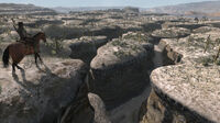 John Marston surveys the Gulch.