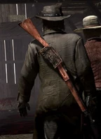 John in the outfit, walking with Marshal Johnson.