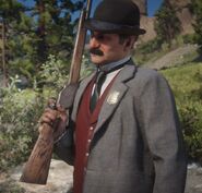 Edgar Ross armed with a Repeating Shotgun