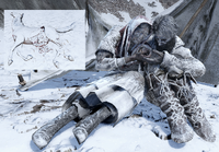 Panoramic Map Couple and their Horse