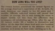 How Long Will You Live?