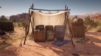 The far right tent