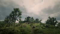 Fort Brennand hideout in RDO seen from distance