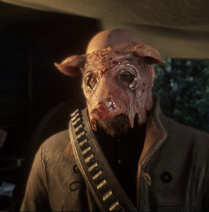 Pig Mask | Red Dead | Fandom
